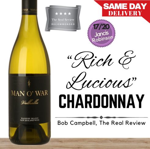 Man O' War Valhalla Chardonnay ~ Waiheke Island, New Zealand