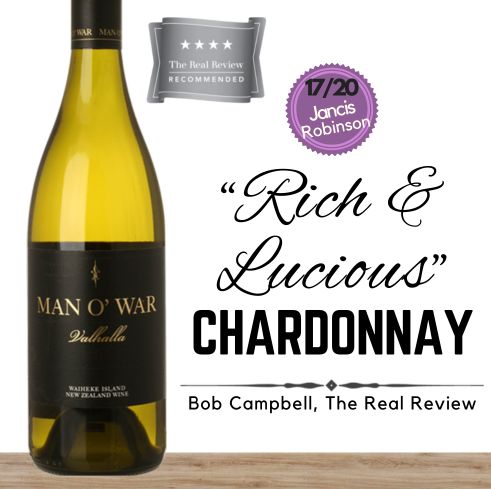 Man O' War Valhalla Chardonnay ~ Waiheke Island, New Zealand