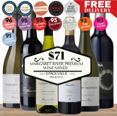 Margaret River Premium Wine Mixed  ~ 6 Pack Value