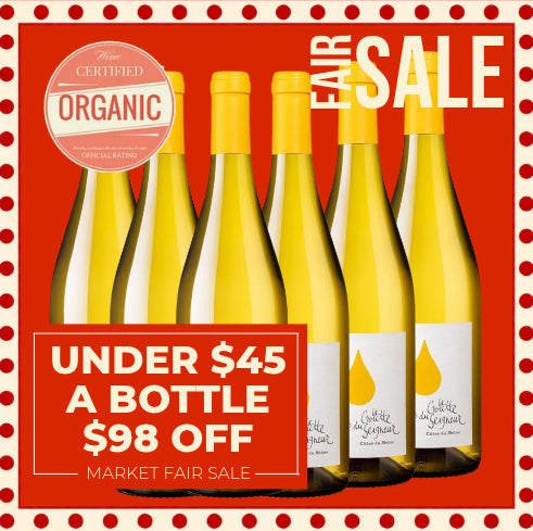La Goutte du Seigneur Côtes du Rhône Blanc 2022 - Rhone, France 6 Pack Value