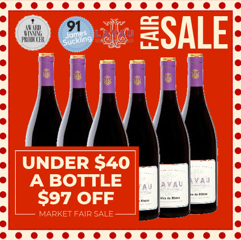 Lavau Cotes du Rhone Red 2020 - Rhone, France 6 Pack Value