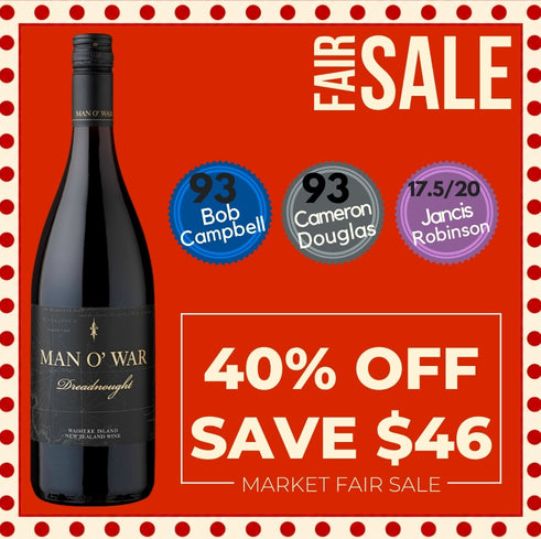Man O' War Dreadnought Syrah 2019 ~ Waiheke Island, New Zealand