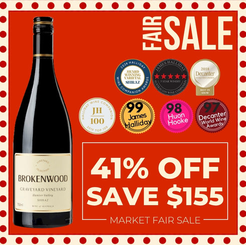 Brokenwood Graveyard Vineyard Shiraz 2019 ~ Hunter Valley, NSW, Australia