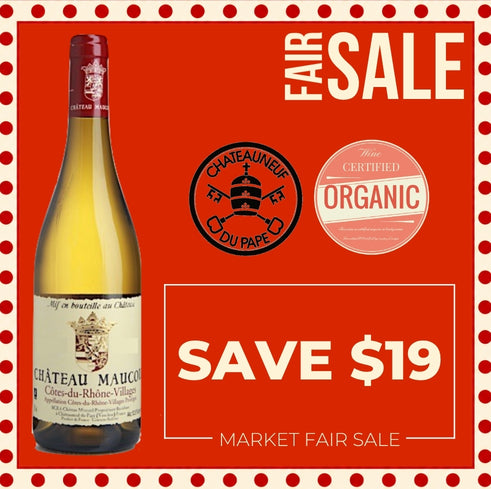 Chateau Maucoil Côtes du Rhône Villages Blanc 2022 - Rhone, France