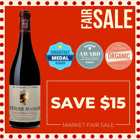 Chateau Maucoil Côtes du Rhône Villages Red (Organic) 2023 - Rhone, France