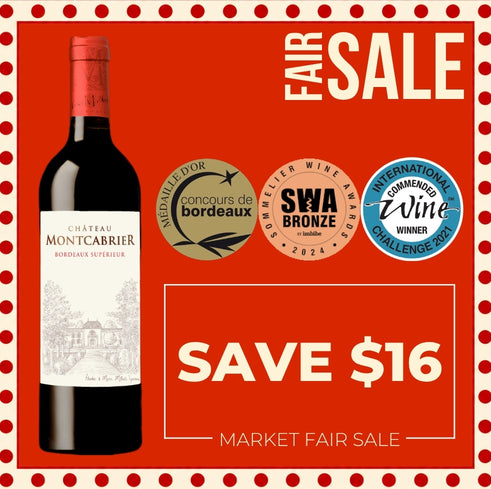 Chateau Montcabrier Bordeaux Superieur Rouge 2018 - Bordeaux, France