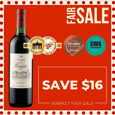 Comte de Senejac Haut-Medoc 2018 - Bordeaux, France