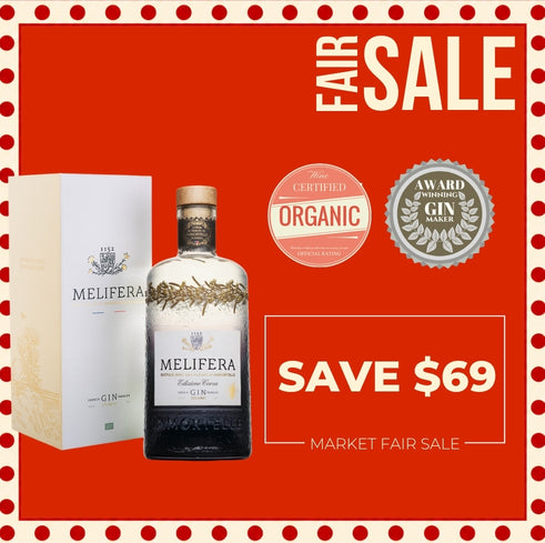 Melifera Gin ~ Edizione Corsa ~ Organic ~ Limited Edition ~ Luxe Gift Box ~ Corsica, France