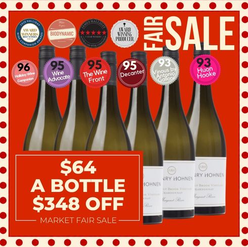 McHenry Hohnen Calgardup Brook Vineyard Chardonnay (Organic) ~ Margaret River, Western Australia 6 Pack Value