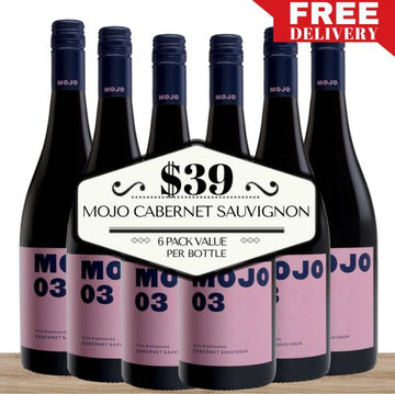 Mojo Cabernet Sauvignon 2021 ~ Limestone Coast, Australia ~ 6 Pack Value