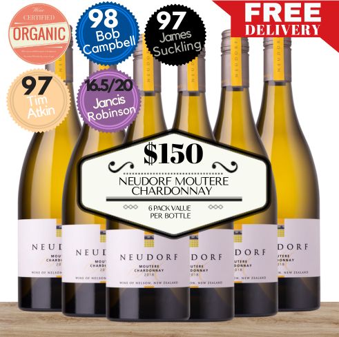 Neudorf Moutere Chardonnay ~ Nelson, New Zealand 6 Pack Value
