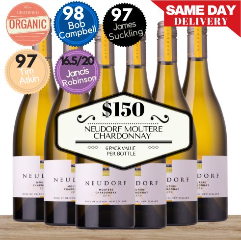 Neudorf Moutere Chardonnay ~ Nelson, New Zealand 6 Pack Value