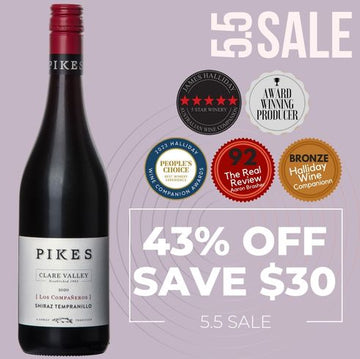 Pikes Los Compañeros Shiraz Tempranillo 2021 - Clare Valley, Australia