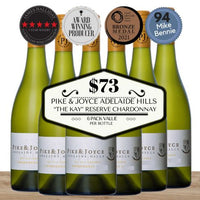 Pike & Joyce Adelaide Hills "The Kay" Reserve Chardonnay - Adelaide Hills, Australia 6 Pack Value