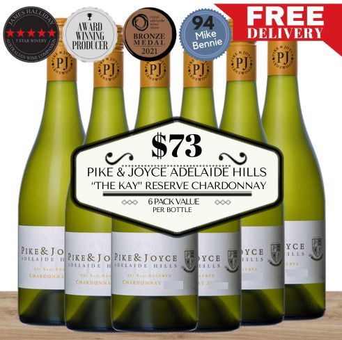 Pike & Joyce Adelaide Hills "The Kay" Reserve Chardonnay - Adelaide Hills, Australia 6 Pack Value