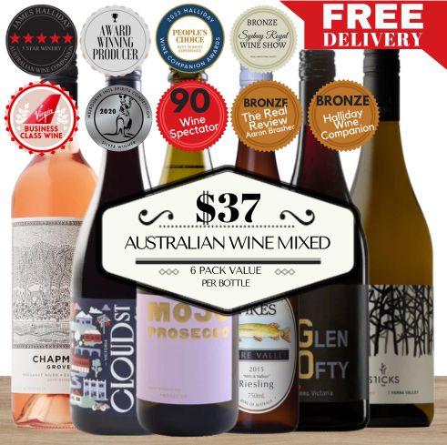 Australian Wine Mixed - 6 Pack Value