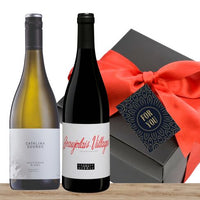 Premium Red & White Wine Gift Box & Wrapped