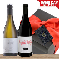Premium Red & White Wine Gift Box & Wrapped