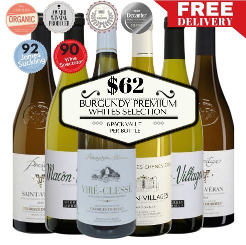 Burgundy Premium Whites  Selection 6 Pack Value