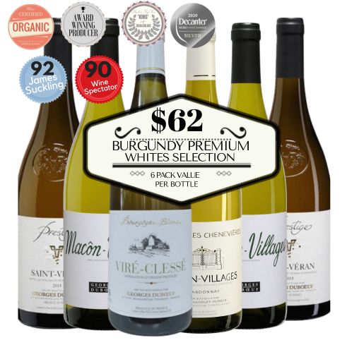 Burgundy Premium Whites  Selection 6 Pack Value