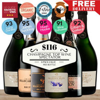 Champagne Top Wine Spectator Mixed Pack - 6 Pack Value