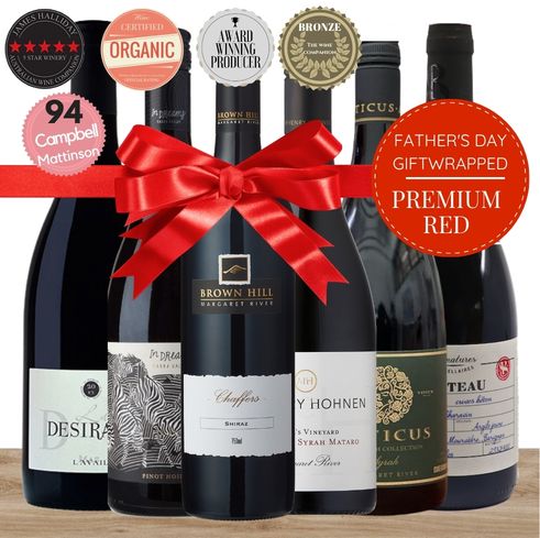Father's Day Premium Six Red Wine Gift Pack