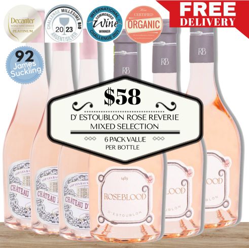 D'Estoublon Rosé Reverie Mixed Selection - 6 Pack Value