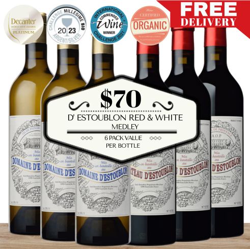 D'Estoublon Red & White Medley - 6 Pack Value