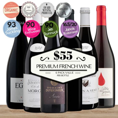 Premium French Wine Mixed - 6 Pack Value