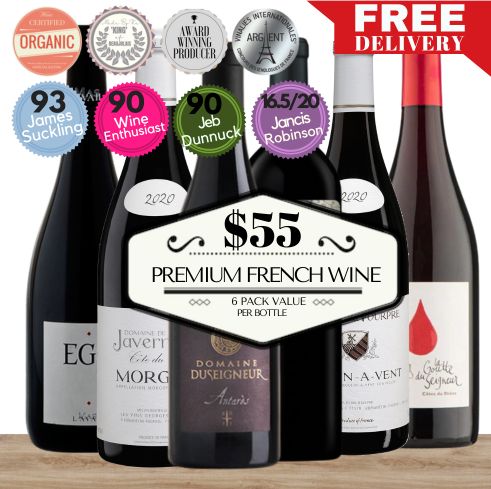 Premium French Wine Mixed - 6 Pack Value