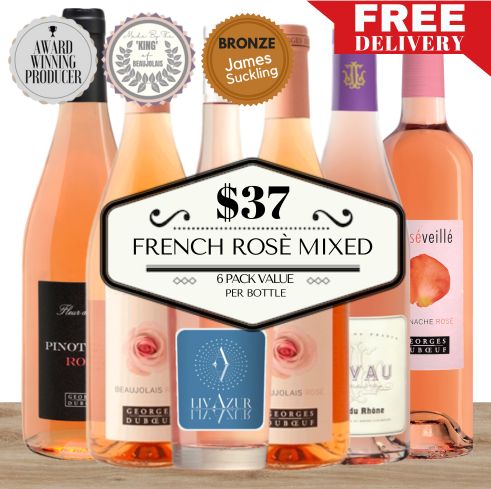 French Rosé Mixed 6 Pack Value