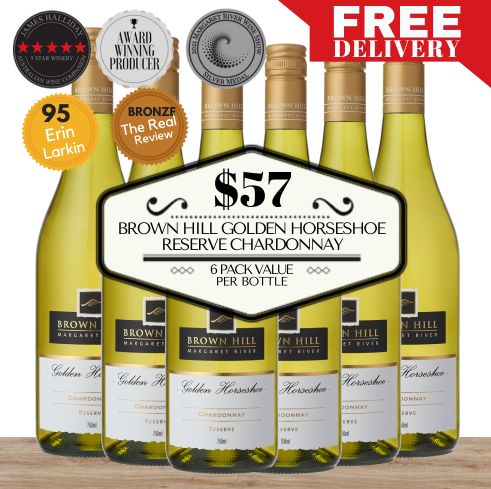 Brown Hill Golden Horseshoe Reserve Chardonnay - 6 Pack Value