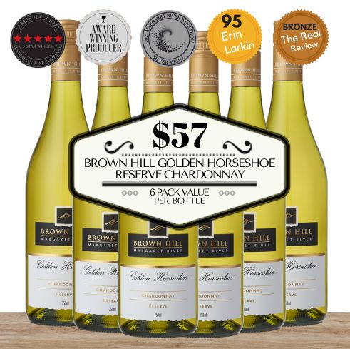 Brown Hill Golden Horseshoe Reserve Chardonnay - 6 Pack Value