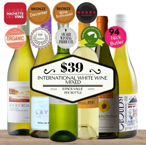 International Mixed White Wine - 6 Pack Value