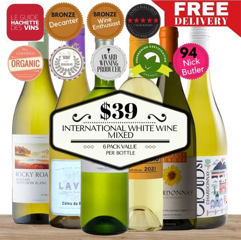 International Mixed White Wine - 6 Pack Value