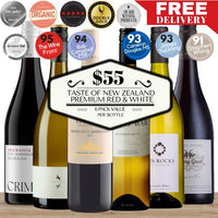 Taste of New Zealand: Premium Red & White Wine Collection