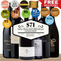 New Zealand Premium Mixed Red Wine - 6 Pack Value