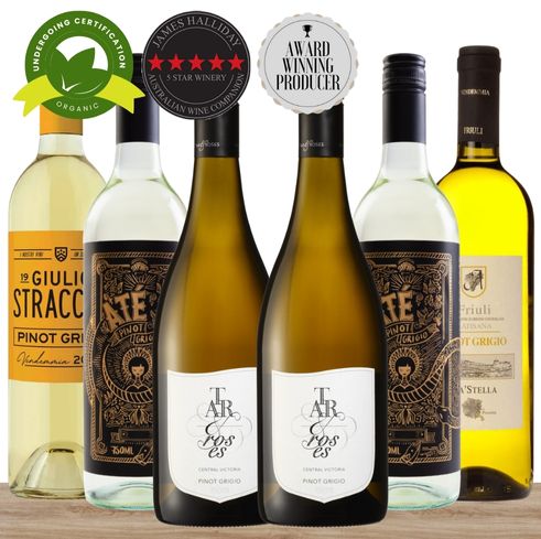 Pinot Gris Under $35 Mixed - 6 Pack Value