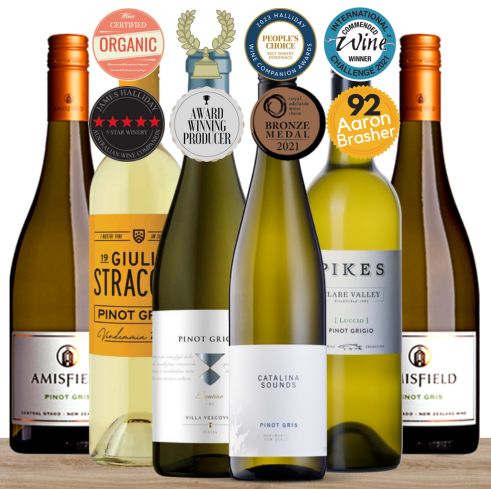 Pinot Gris Gems Under $50 Selection 6 Pack Value