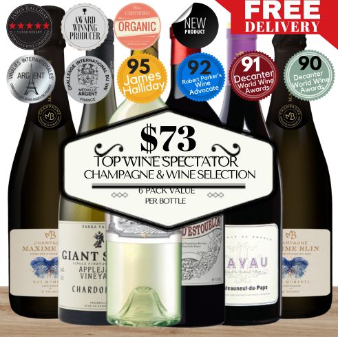 Champagne & Wine Top Spectator's Selection - 6 Pack Value