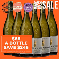 Chateau Maucoil Chateauneuf-du-Pape Tradition  Blanc (Organic) 2021 - Rhone, France - 6 Pack Value