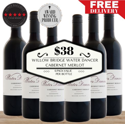 Willow Bridge Water Dancer Cabernet Merlot 2022 - Geographe, Western Australia 6 Pack Value