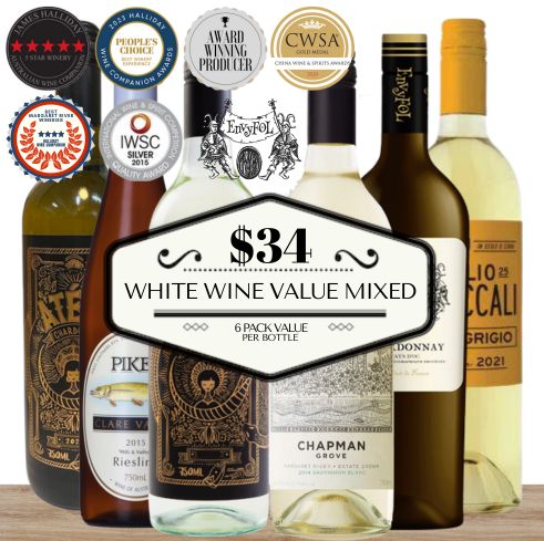 White Wine Value Mixed - 6 Pack Value