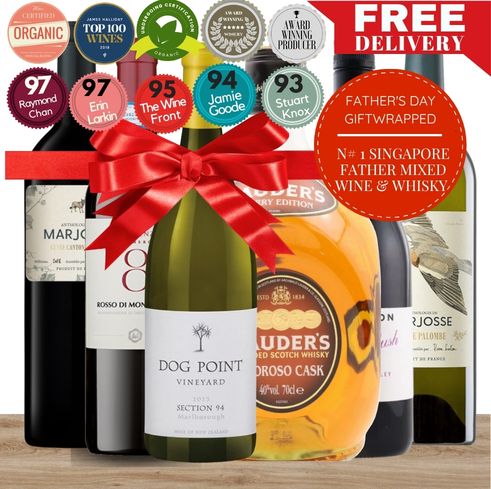 Singapore's N# 1 Father's Day Wine & Whisky Gift Collection