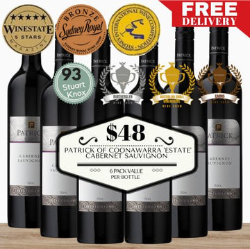 Patrick of Coonawarra Estate Cabernet Sauvignon 2016 ~ Coonawarra, South Australia - 6 Pack Value