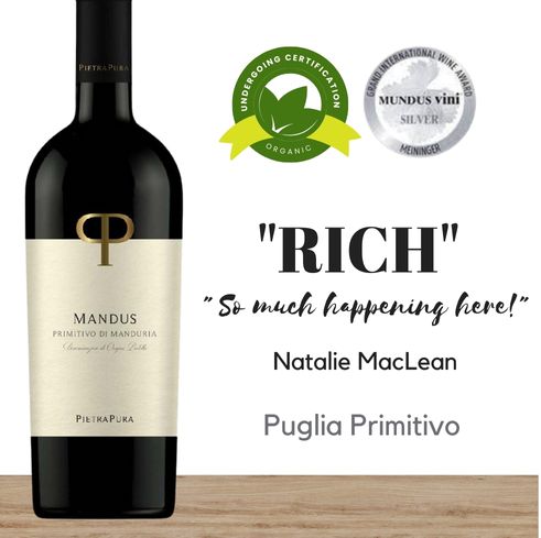 Pietra Pura Mandus Primitivo di Manduria - Puglia, Italy