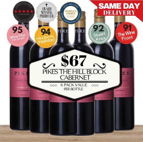 Pikes The Hill Block Cabernet - Clare Valley, Australia - 6 Pack Value