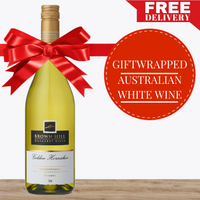 Australian Premium White Wine Gift-Wrapped