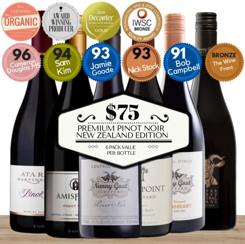 Premium Pinot Noir Collection New Zealand Edition 6 Pack Value