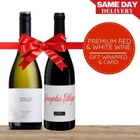 Premium Red & White Wine Gift-Wrapped